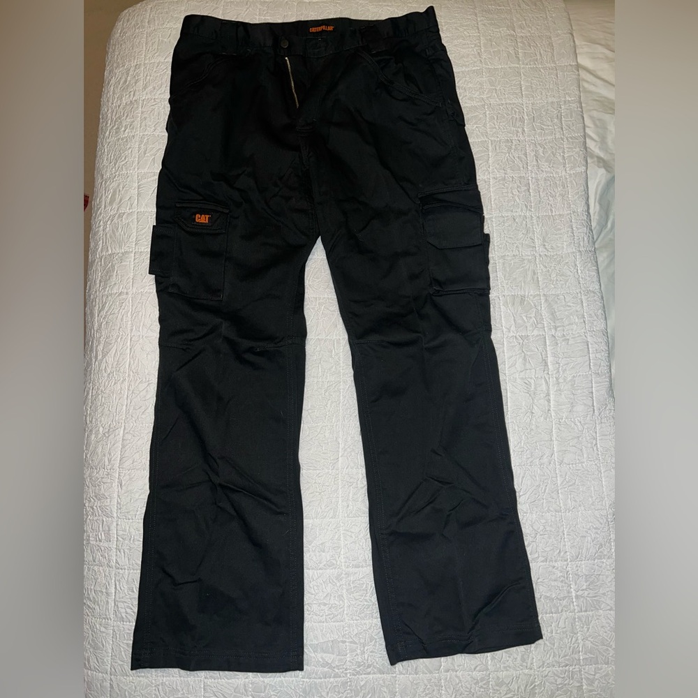 CATERPILLAR CARGO PANTS - FR - CAT 2 WORK PANTS - BLACK